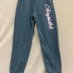 blue Aeropostale sweatpants with purple logo size medium